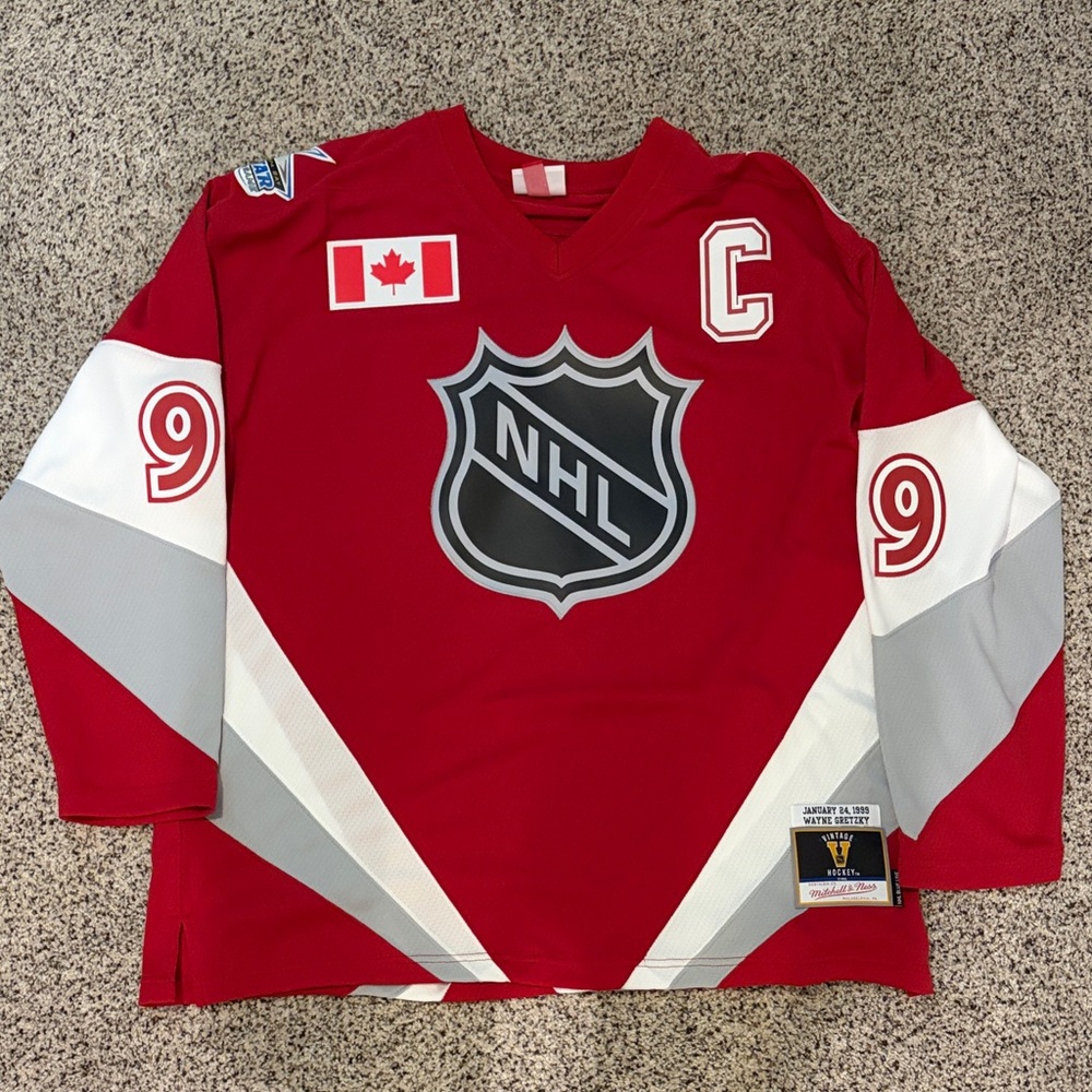 Mitchell and Ness Wayne Gretzky NHL New York Rangers 1999 NHL All-Star